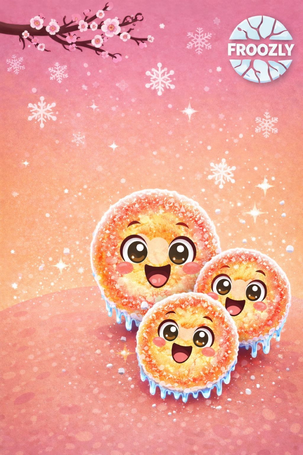 Gefriergetrocknete Pfirsichringe