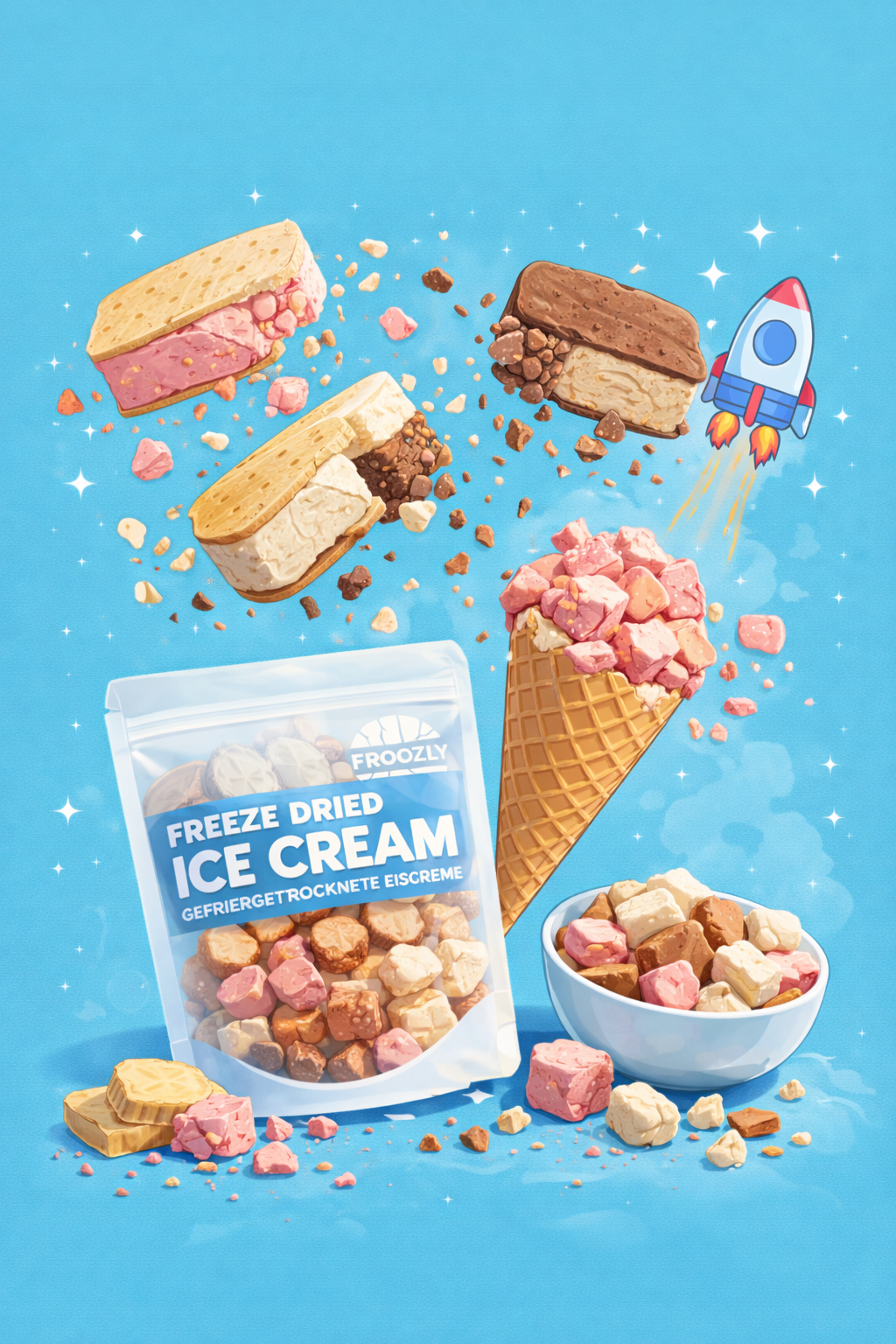 Freeze Dried Ice Cream – Eis neu gedacht