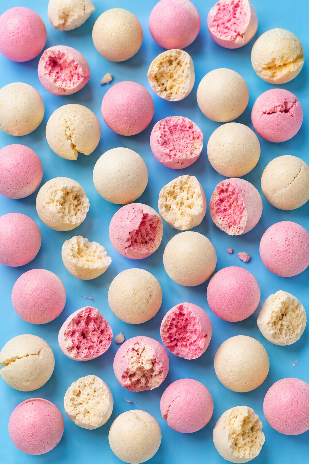 Gefriergetrocknetes Eis kaufen – Freeze Dried Ice Cream Vanille und Erdbeere von Froozly