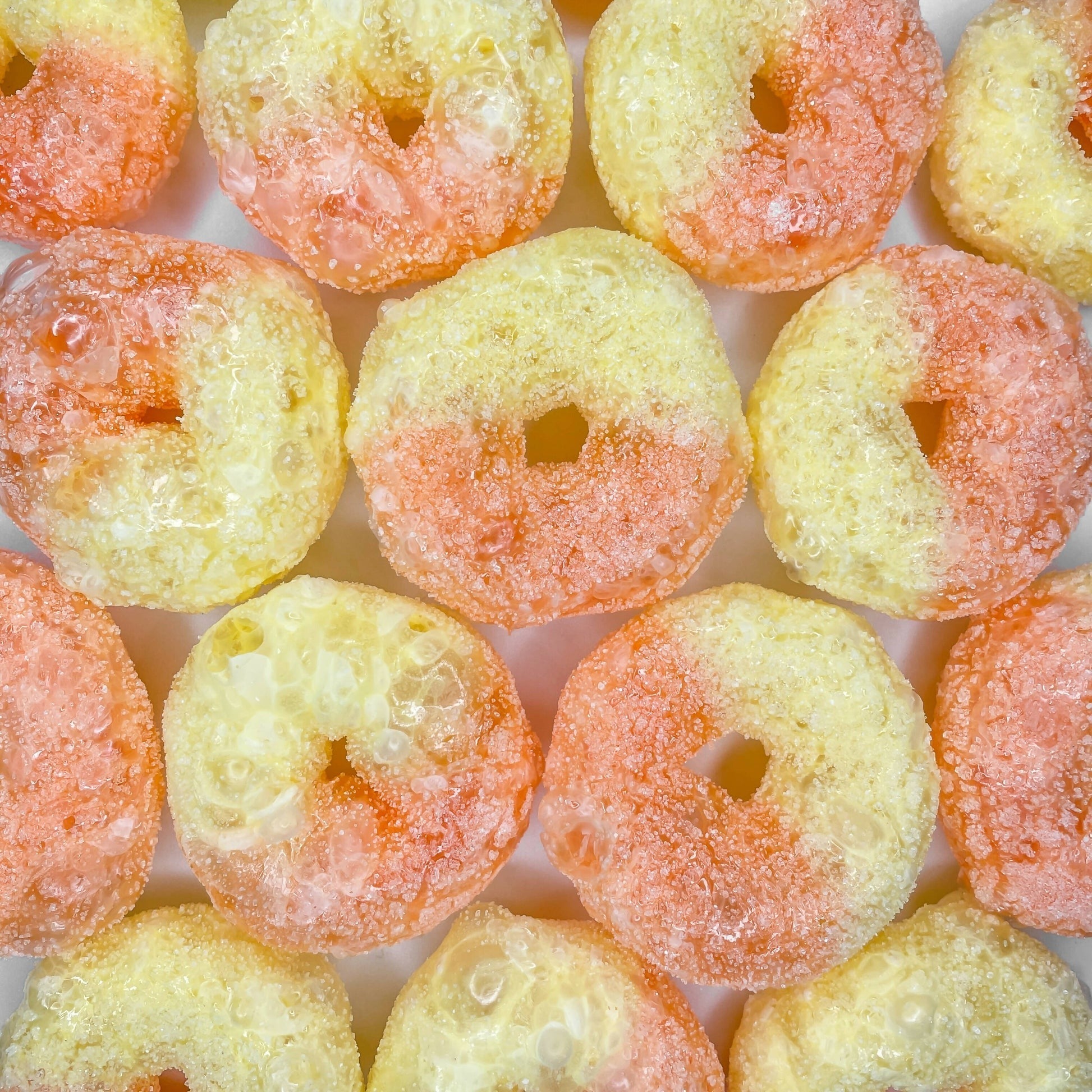 Freeze Dried Peach Rings – Der süß-saure Crunch-Hype