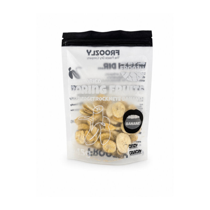 Froozly gefriergetrocknete Bananen-Scheiben 45g – reich an Kalium, vegan, online kaufen