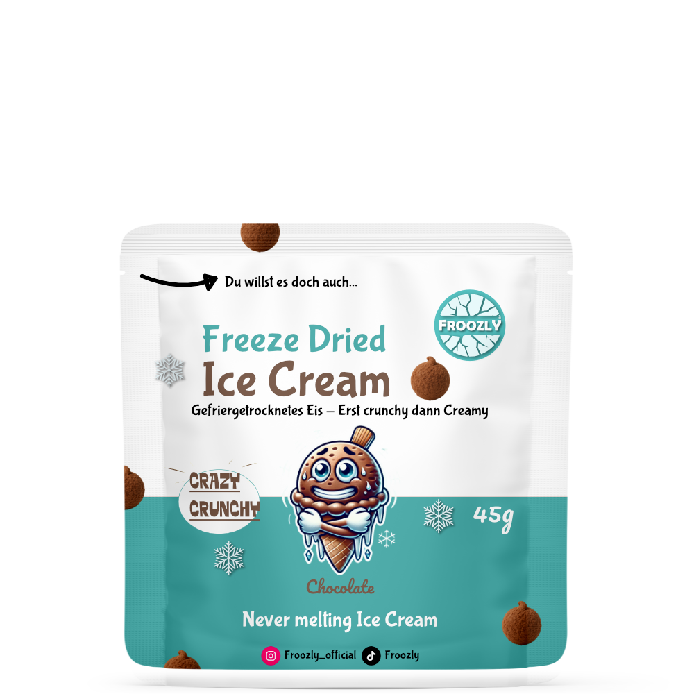Gefriergetrocknete Schoko-Eiscreme 45g