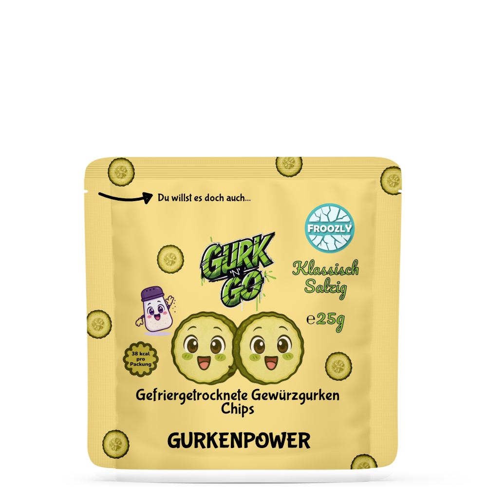 Gefriergetrocknete Gewürzgurken klassisch 25g