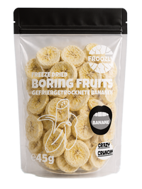 Froozly gefriergetrocknete Bananen-Scheiben 45g – reich an Kalium, vegan, online kaufen